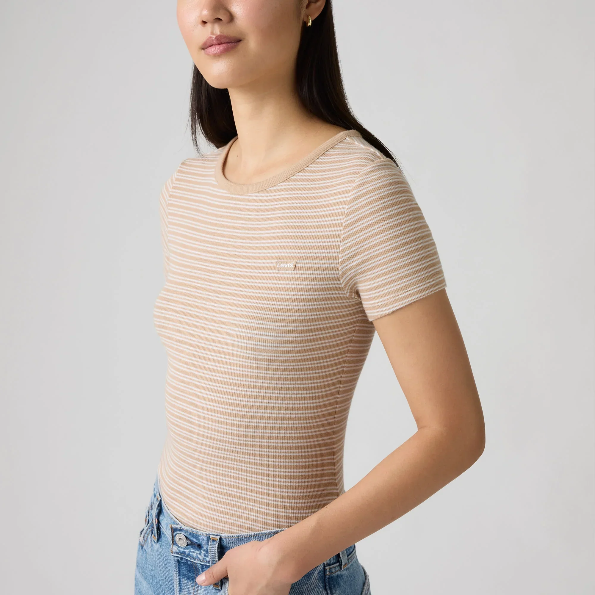 LEVI'S® WOMEN'S HAYES TEE - NEUTRAL - Image 3