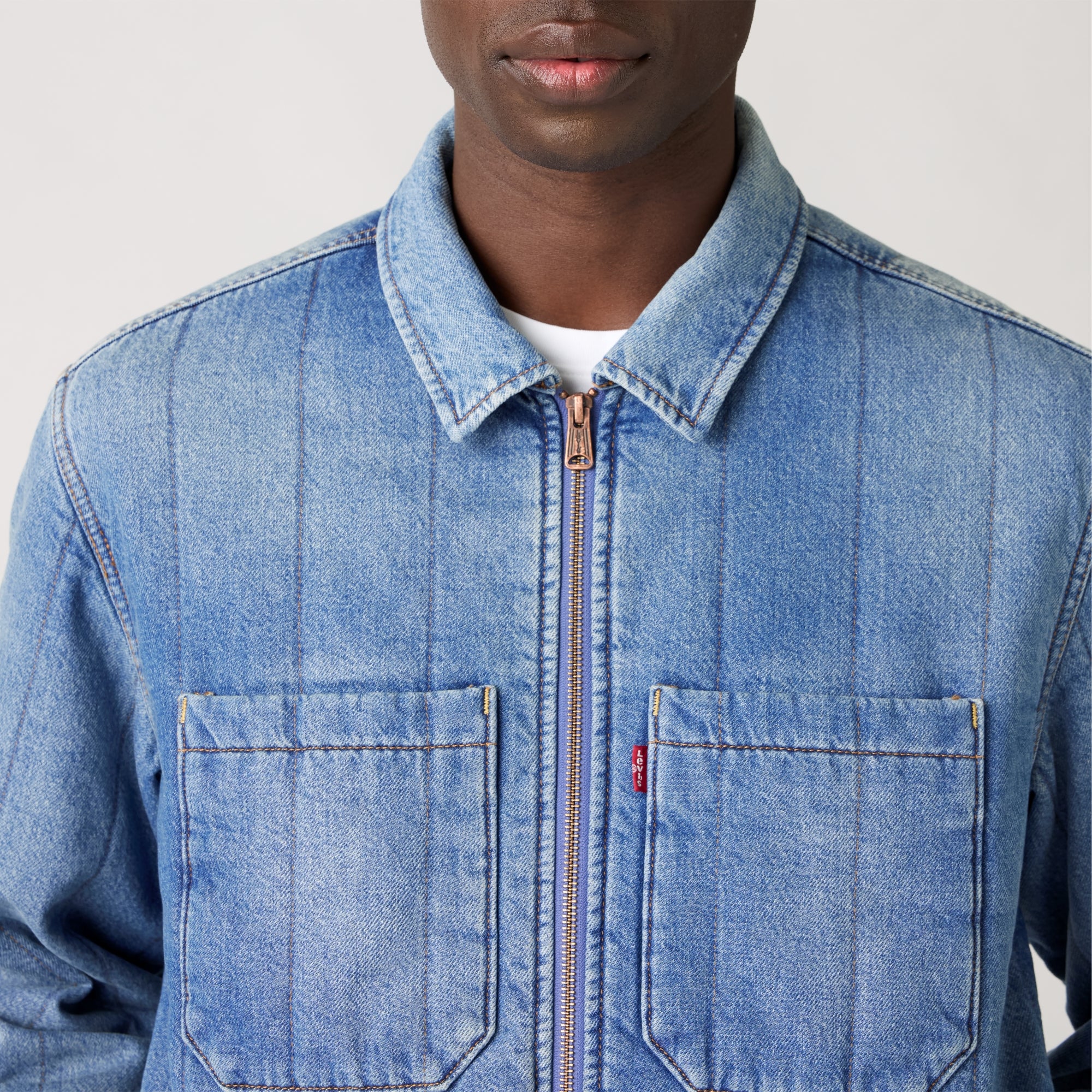 LEVI'S® MEN'S KYREN OVERSHIRT - BLUE - Image 4