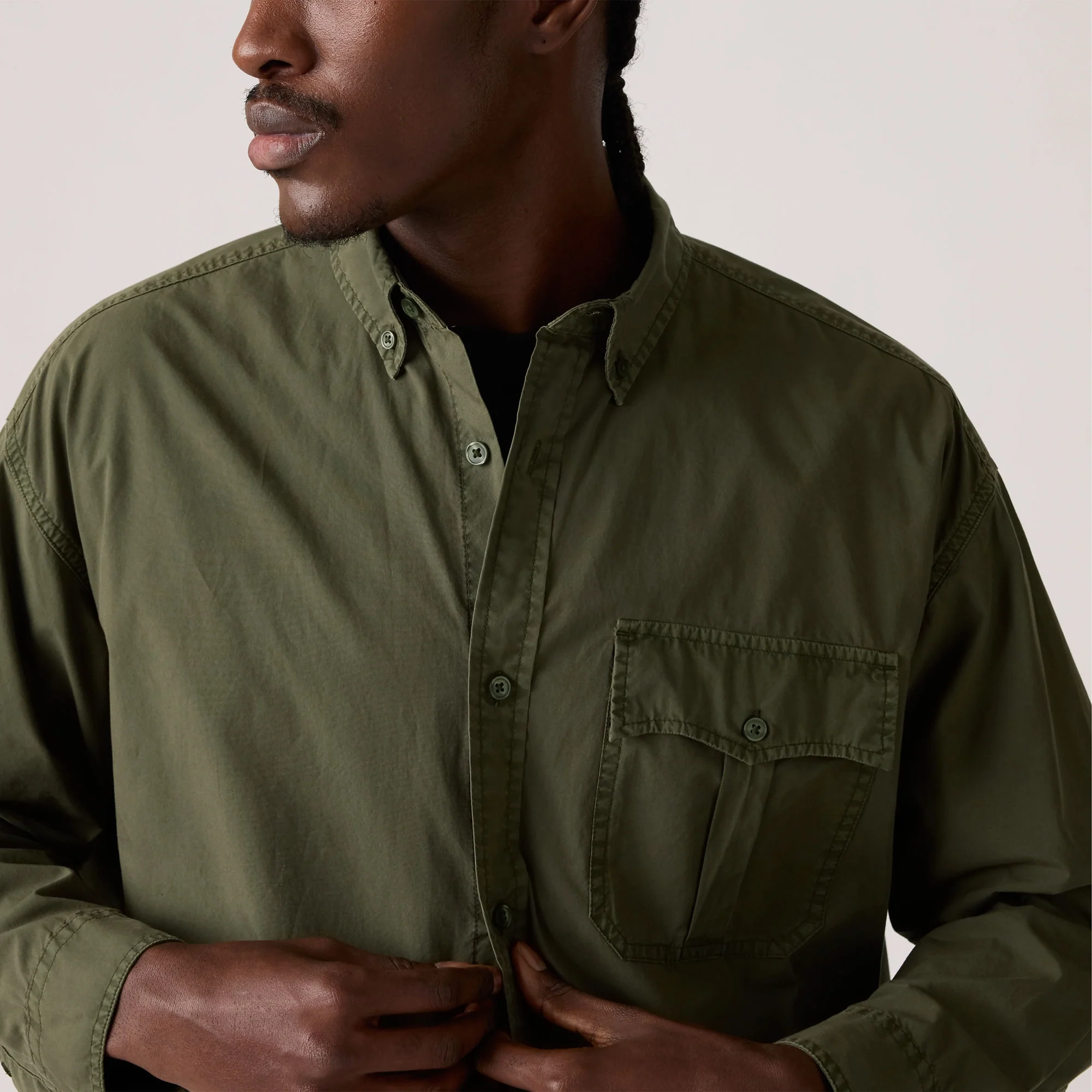 LEVI'S® MEN'S ZANDT CROPPED SHIRT - MULTI COLOUR - Image 3