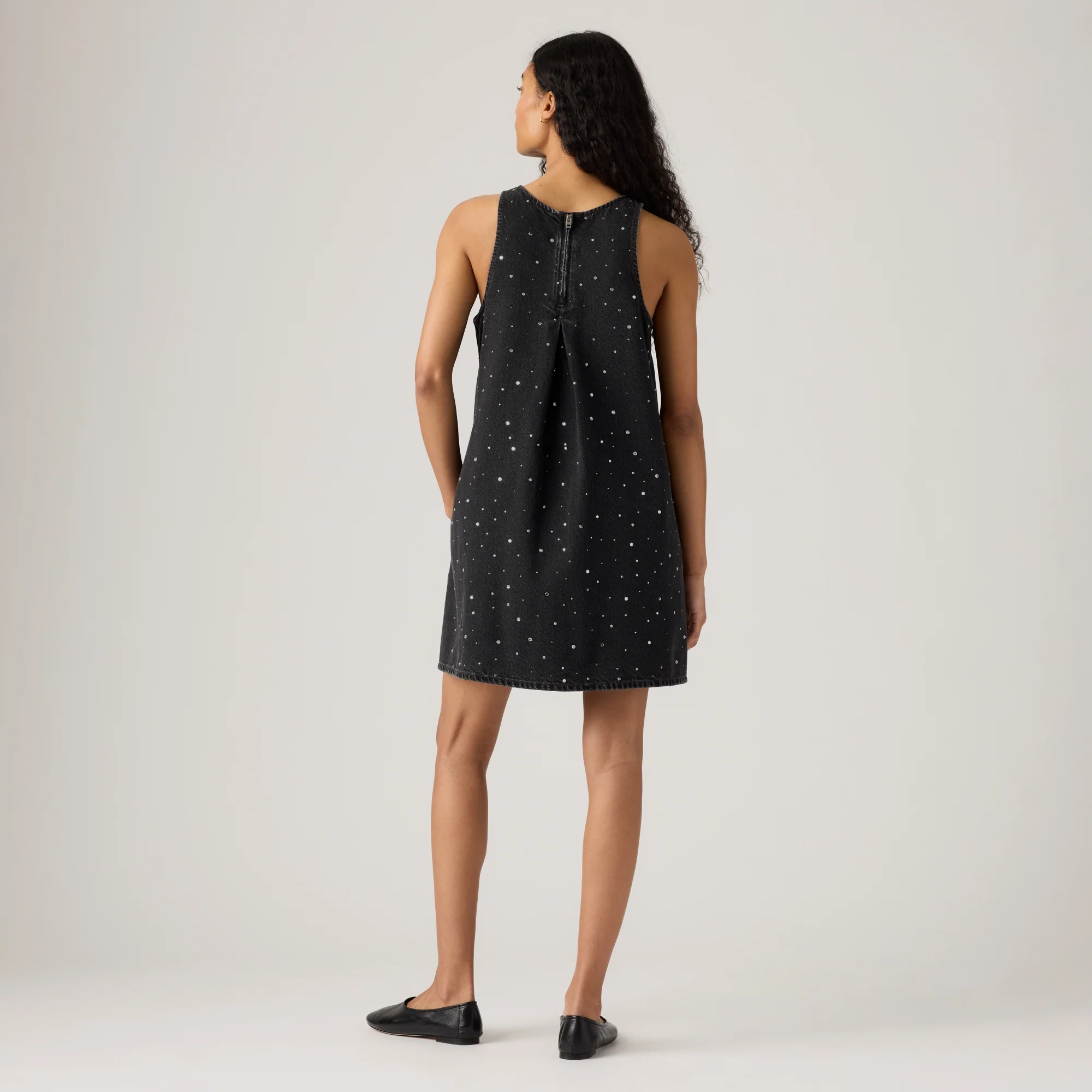LEVI'S® WOMEN'S '90S SHIFT DRESS - BLACK - Image 3