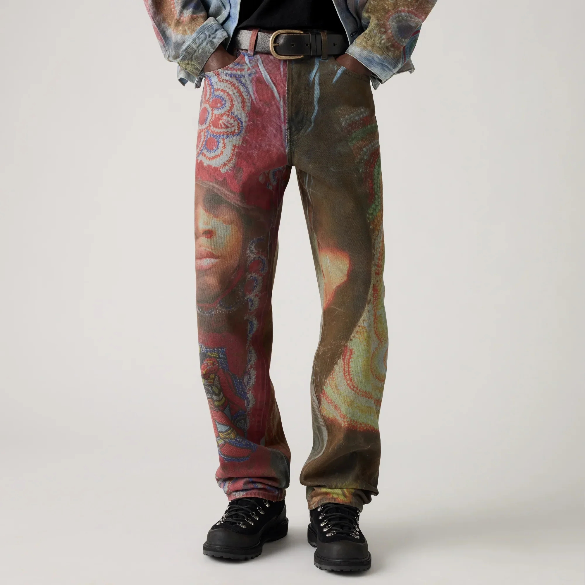 LEVI'S® X DENIM TEARS PHOTO JEANS - MULTI-COLOUR - Image 5